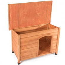 Load image into Gallery viewer, Wood Weather Resistant Home Outdoor Ground Dog House-XL