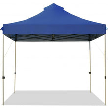 Load image into Gallery viewer, 10' x 10' Portable Pop Up Canopy Event Party Tent Adjustable w/Roller Bag-Blue