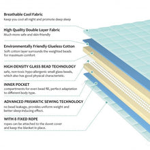 Load image into Gallery viewer, 10 lbs 41" x 60" Soft Cooling Breathable Premium Heavy Weighted Blanket