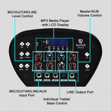 Load image into Gallery viewer, 450 Watts Powered PA System Array Speaker Set