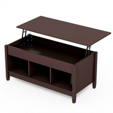 Load image into Gallery viewer, Lift Top Coffee Table with Hidden Storage Compartment-Coffee
