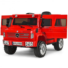 Load image into Gallery viewer, 12V Off Road Mercedes-Benz Unimog Ride On Car-Red