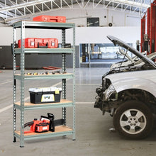 Load image into Gallery viewer, 5-Tier Steel Shelving Unit Storage Shelves Heavy Duty Storage Rack-Gray