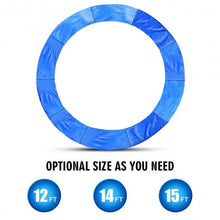 Load image into Gallery viewer, Blue Safety Round Spring Pad Replacement Cover for 12' Trampoline