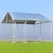 Load image into Gallery viewer, 7.5' x 7.5' Large Pet Dog Run House Kennel Shade Cage-Dog kennel + Kennel cover