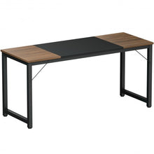 Load image into Gallery viewer, 63" Rectangular Dining Room Table with Solid Metal Frame-Desktop + Frame