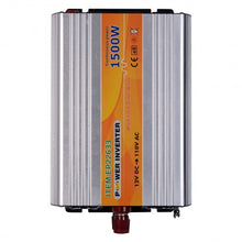 Load image into Gallery viewer, 1500W 12V DC TO 110V AC Automotive Power Inverter