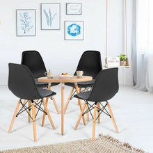 Load image into Gallery viewer, 2Pcs Dining Chair Mid Century Modern DSW Chair Furniture-Black