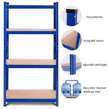 Load image into Gallery viewer, 32" x 63" Adjustable 4-layer 1600 lbs Capacity Tool Shelf