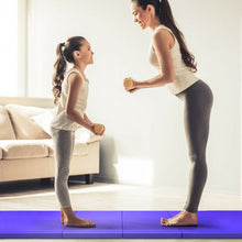 Load image into Gallery viewer, 4' x 10' x 2" Folding Gymnastics Tumbling Gym Mat-Purple