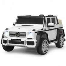 Load image into Gallery viewer, 12V Licensed Mercedes-Benz G650 Kids Ride On Car-White