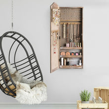 Load image into Gallery viewer, Cabinet Wall/Door Mounted with Mirror Jewelry Armoire