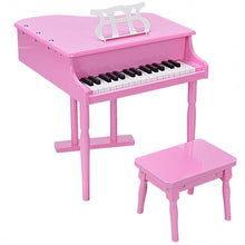 Load image into Gallery viewer, 30-key Children Grand Piano with Bench -pink