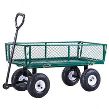 Load image into Gallery viewer, Heavy Duty Garden Utility Cart Wagon Wheelbarrow
