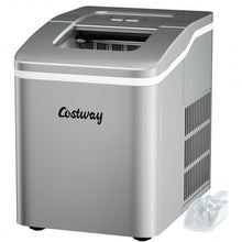 Load image into Gallery viewer, Portable Countertop Ice Maker Machine with Scoop-Silver