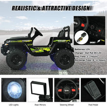 Load image into Gallery viewer, 12V Kids Ride-on Jeep Car with 2.4 G Remote Control-Black