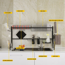 Load image into Gallery viewer, Adjustable Dish Drainer Kitchen Organizer