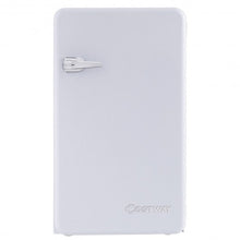 Load image into Gallery viewer, 3.2 Cu Ft Retro Compact Refrigerator w/ Freezer Interior Shelves Handle-White
