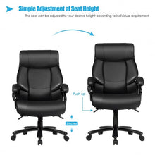 Load image into Gallery viewer, Big & Tall 400lb PU Leather Massage Office Chair-Black