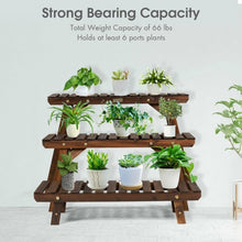 Load image into Gallery viewer, 3 Tier Step Design Plant Shelf Rack