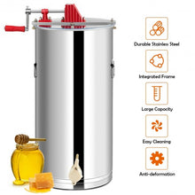 Load image into Gallery viewer, 2 Frame Honey Extractor Manual Crank Separator Beekeeping Equipment