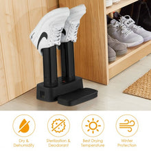 Load image into Gallery viewer, 2-Shoe Portable Adjustable Electric Shoe Dryer