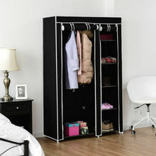 Load image into Gallery viewer, 69" Portable Closet Storage Organizer Clothes Wardrobe-Black