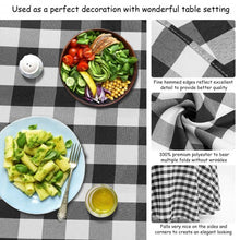 Load image into Gallery viewer, 2 Pcs Stain Resistant and Wrinkle Resistant Table Cloth-Black