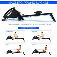 Load image into Gallery viewer, Foldable Rowing 10-Level Tension Resistance System Machine