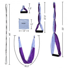 Load image into Gallery viewer, Swing Set Anti-Gravity Shaping Adjustable Yoga Belt-Purple