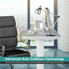 Load image into Gallery viewer, Electric Height Adjustable Standing Desk with Memory Controller-White