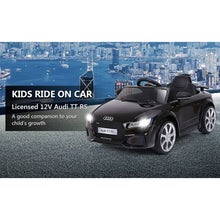 Load image into Gallery viewer, 12V Audi TT RS Electric Remote Control MP3 Kids Riding Car-Black