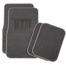 Load image into Gallery viewer, New Universal 4 PC Solid Car Floor Carpet Mat Pad Truck SUV VAN Mats Light Gray