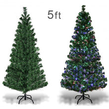 Load image into Gallery viewer, 3' / 4' / 5' / 6' Fiber Optic Artificial PVC Christmas Tree-5'