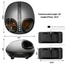 Load image into Gallery viewer, Foot Massager Machine with Heat and Calf Air Bag-Black