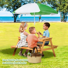Load image into Gallery viewer, 3 In 1 Convertible Picnic Table Set for Kids