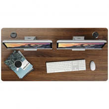Load image into Gallery viewer, Universal Table Top for Office Relevance Desktop with 2 Cable Holes-Walnut