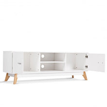 Load image into Gallery viewer, Entertainment Center Console Cabinet TV Stand with 2 Doors