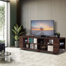 Load image into Gallery viewer, 59" Console Storage Entertainment Media Wood TV Stand-Walnut