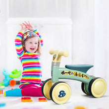 Load image into Gallery viewer, 4 Wheels Toddler Balance Bike No Pedal-Green
