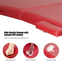 Load image into Gallery viewer, Portable Adjustable Facial Spa Bed with Carry Case-Red