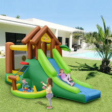 Load image into Gallery viewer, Kids Inflatable Jungle Bounce House Castle with Blower
