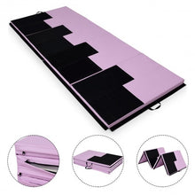 Load image into Gallery viewer, 4' x 10' x 2" Gymnastics Mat Folding Portable Exercise Aerobics Exercise Mat