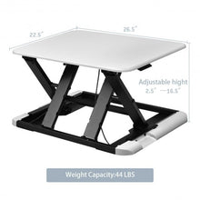 Load image into Gallery viewer, Slim 8 Adjustable Standing Folding Lap Desk-White