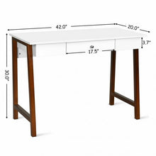 Load image into Gallery viewer, Computer Desk Laptop PC Writing Table Makeup Vanity Table-Walnut