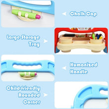 Load image into Gallery viewer, Double Sided Magnetic Drawing Art Easel-Blue