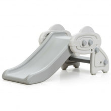 Load image into Gallery viewer, Freestanding Baby Mini Play Climber Slide Set w/ HDPE & Anti-Slip Foot Pads-Gray