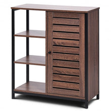 Load image into Gallery viewer, Industrial Bathroom Storage Free Standing Cabinet with 3 Shelves