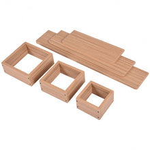 Load image into Gallery viewer, Set of 6 Home Display Floating Wall Mounted Shelves-Natural