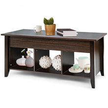 Load image into Gallery viewer, Lift Top Coffee Table with Hidden Compartment Storage Shelf